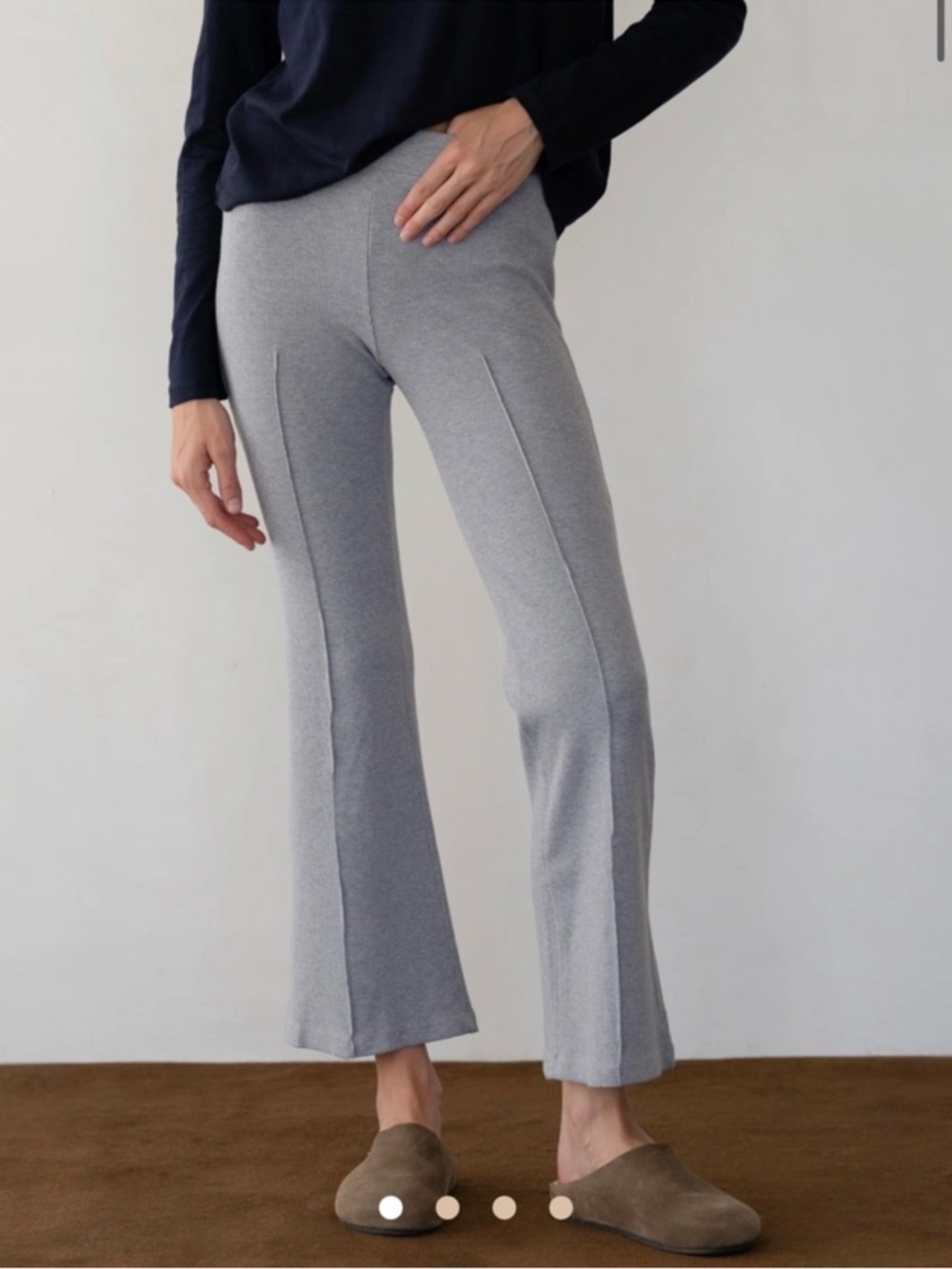 Donni The Rib Kick Flare grey